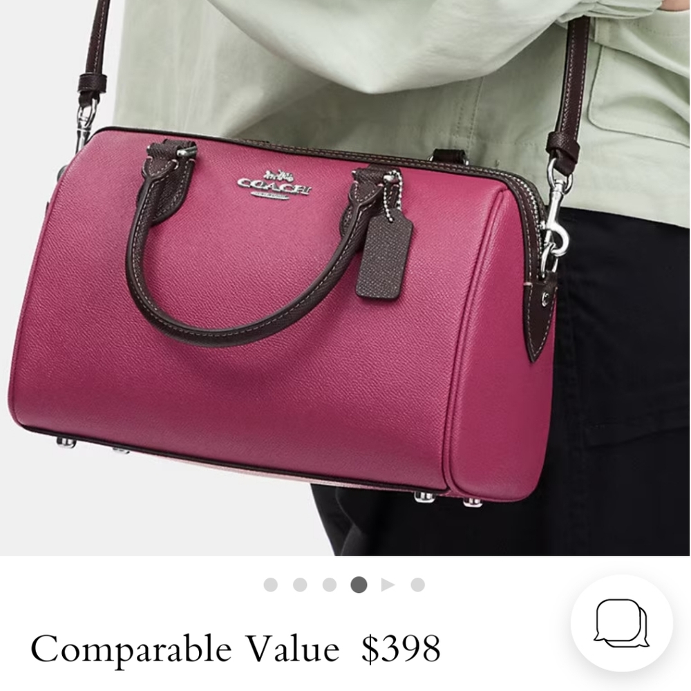New! Rowan Satchel in Raspberry Pink Multi 🩷 - Picture 6 of 6